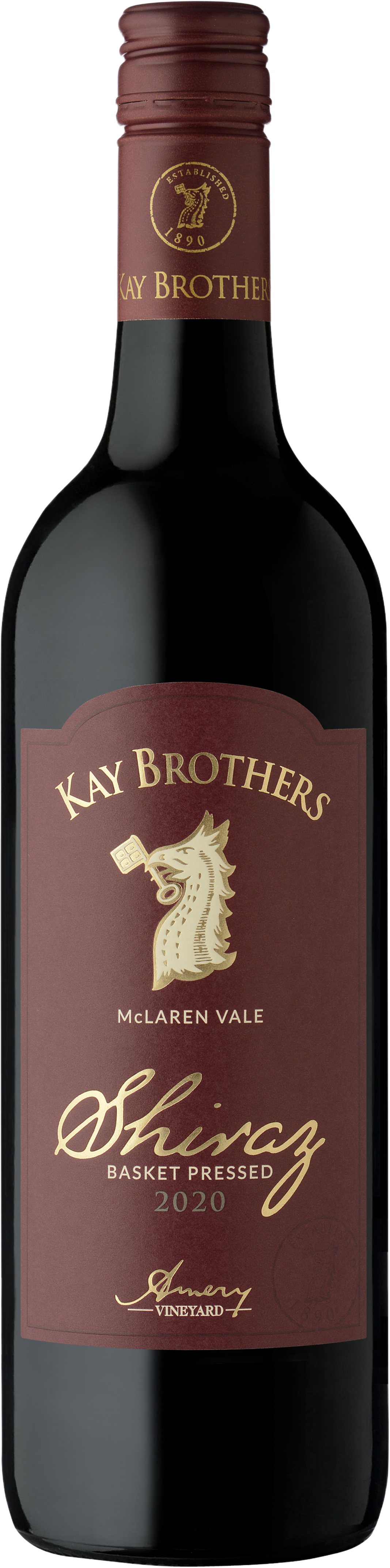 Kay Brothers Basket Pressed McLaren Vale Shiraz 2020